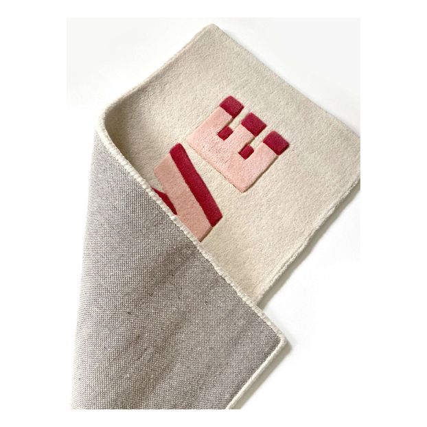 Wool "Love" Rug 100 x 50cm-product