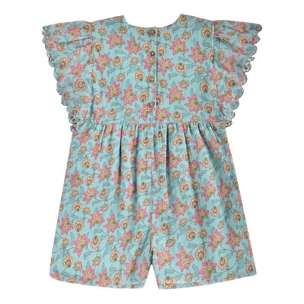 Tutina con pantaloncini in cotone bio Mayalia-product