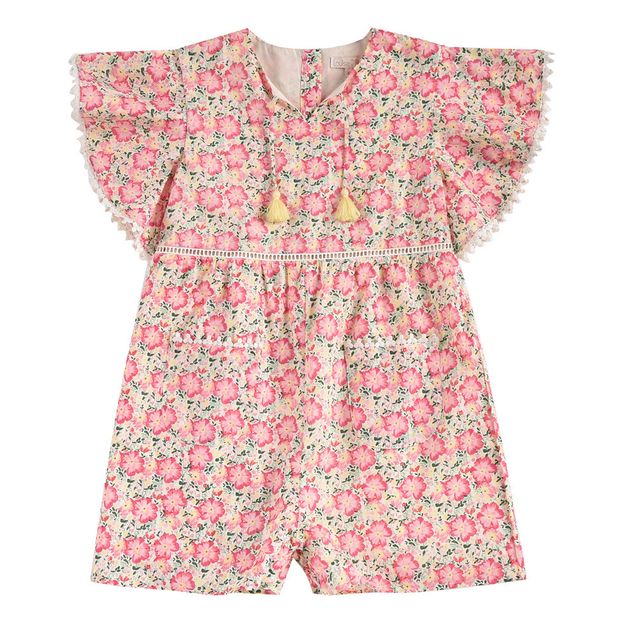 Tutina con pantaloncini in cotone bio Mayalia-product