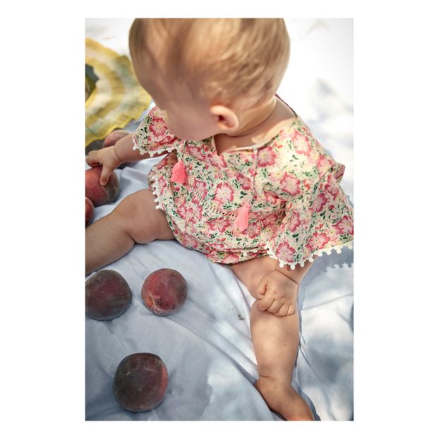 Tutina con pantaloncini in cotone bio Mayalia-product