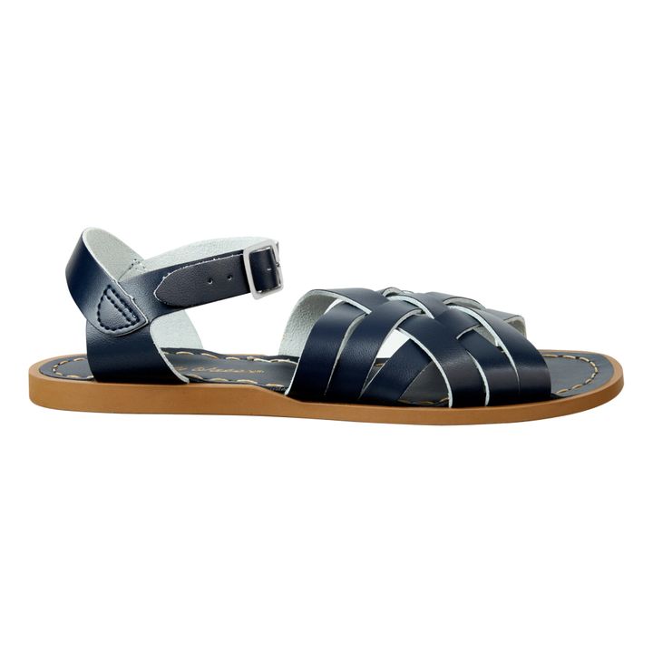 Sandales Cuir Waterproof The Retro | Bleu marine- Image produit n°0