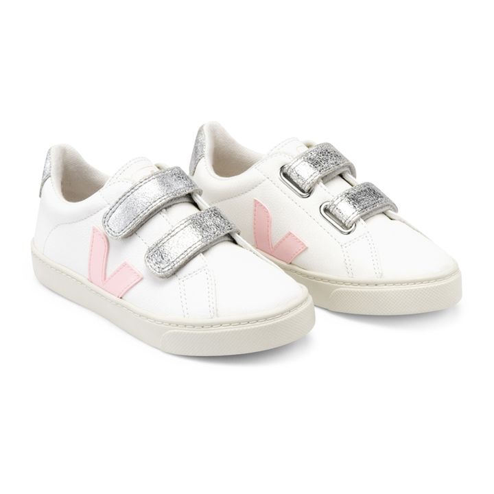 Zapatillas Velcros Esplar Cuero | Plateado- Imagen del producto n°1