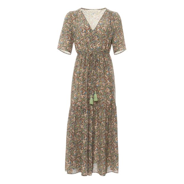 Robe Rafaelle Imprimé Cachemire Soie-product