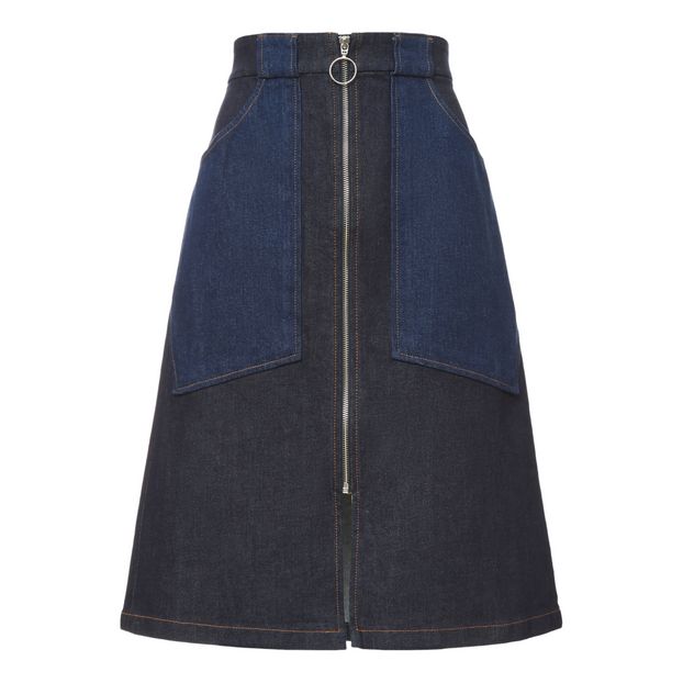 Falda Joe Bicolor Denim Strech-product