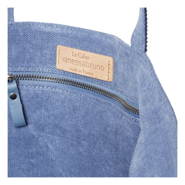 Shopper grande in lino e paillettes -product