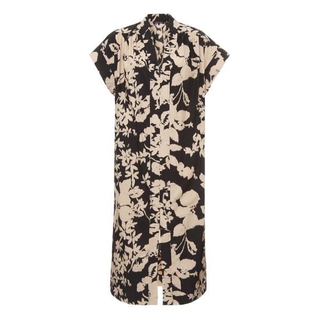 Robe Martinique Fleurs Ikat Popeline-product