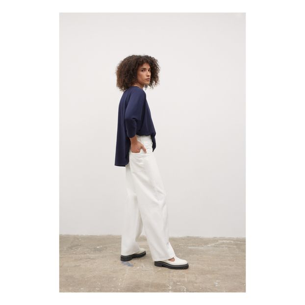 T-Shirt Col Bateau Relaxed Coton Bio-product