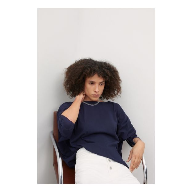 T-Shirt Col Bateau Relaxed Coton Bio-product