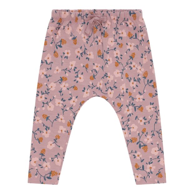 Pantalón Ancho Flores algodón orgánico-product