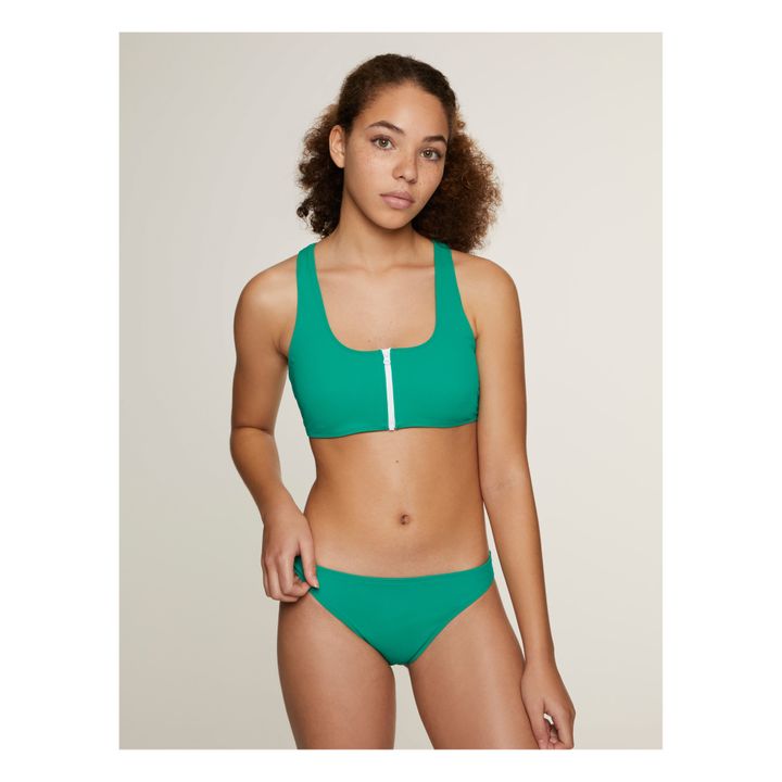 Organic Brief Bikini Bottoms Green- Product image n°1