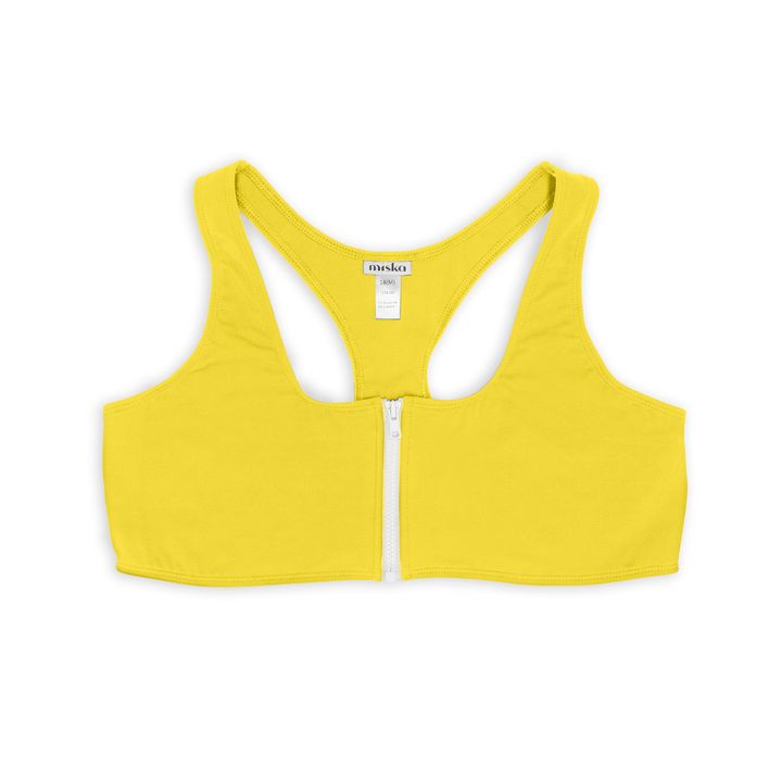 Parte de arriba de Bikini Racerback | Amarillo- Imagen del producto n°0