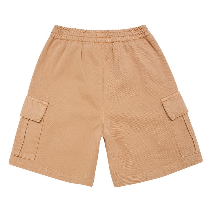 Bermuda Cargo Adrien Coton Bio Camel- Image produit n°2