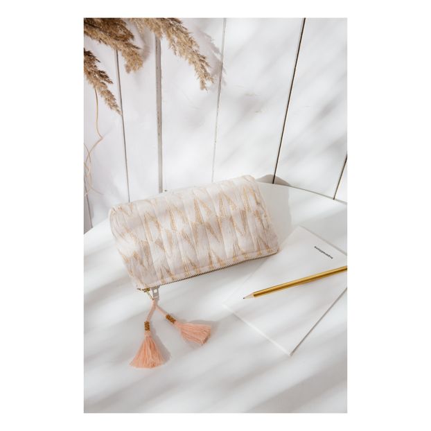 Funda Mila en algodón & lurex-product