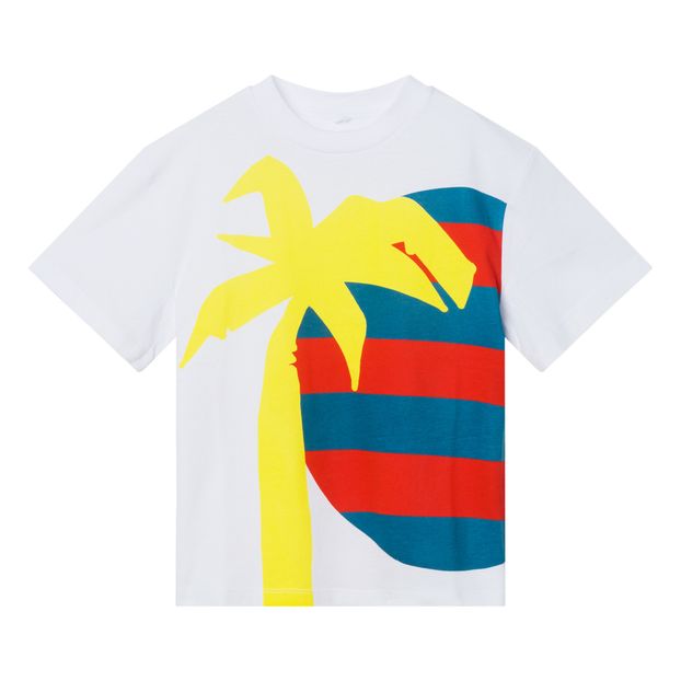 Camiseta algodón orgánico Palmera Rayas-product