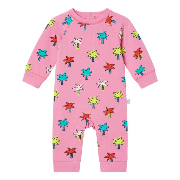 Organic Flannelette Palm Tree Jumpsuit -product
