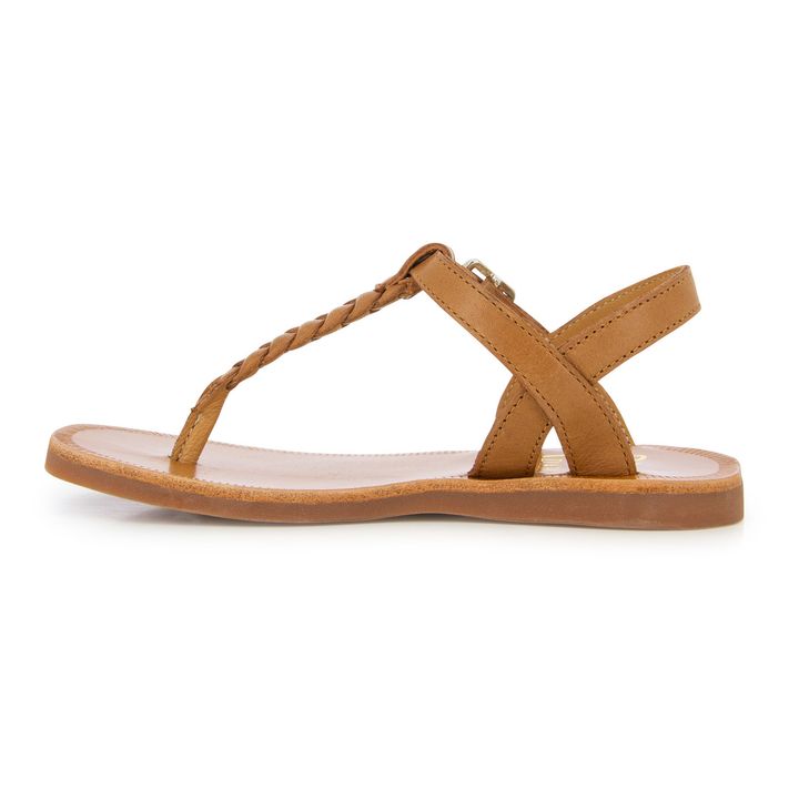 Sandalen Plagette Antic Tong | Kamelbraun- Produktbild Nr. 1