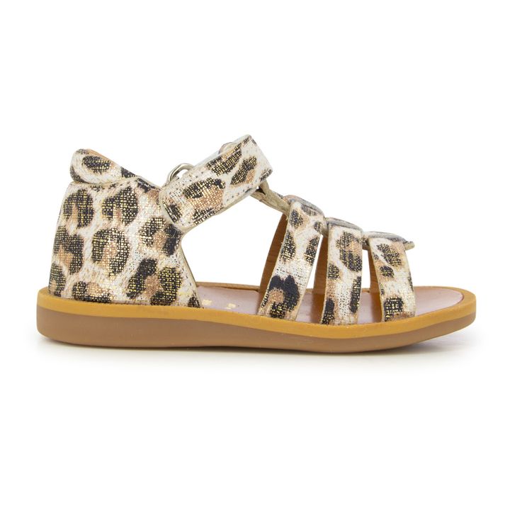 Sandales Poppy Back Neptune Doré- Image produit n°0