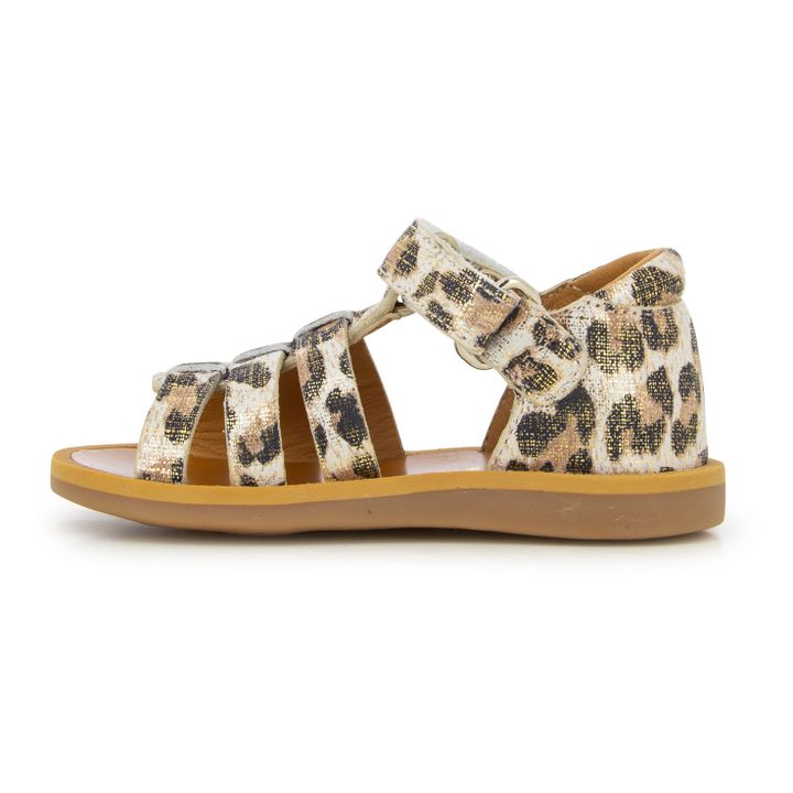 Sandales Poppy Back Neptune Doré- Image produit n°3