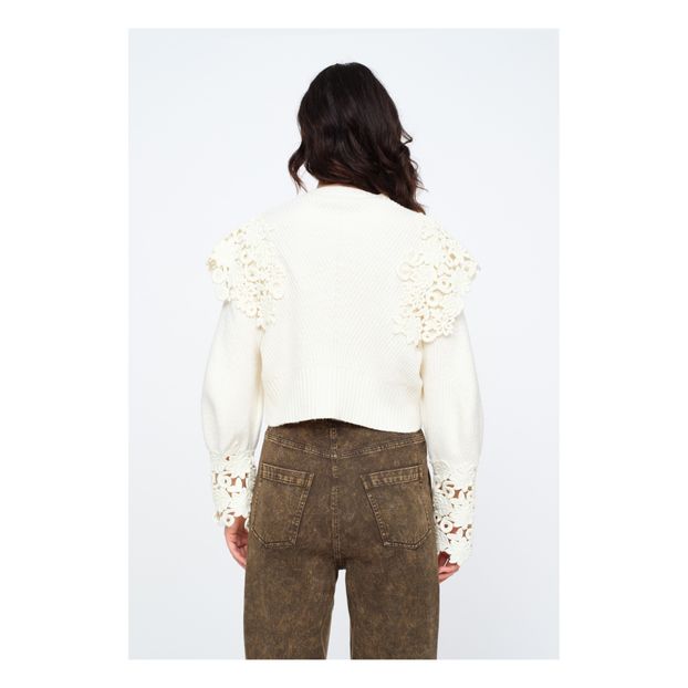 Maglione corto Zandra all'uncinetto-product