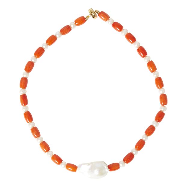Collier Perles Baroques Bicolores-product