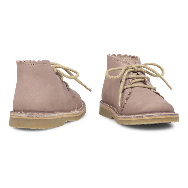 Boots à Lacets Festonnées-product
