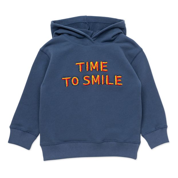 Suéter con capucha de algodón orgánico Time Smile-product