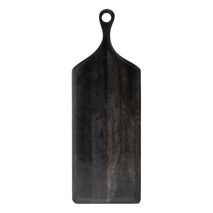Tabla para cortar en madera de acacia | Negro- Imagen del producto n°0