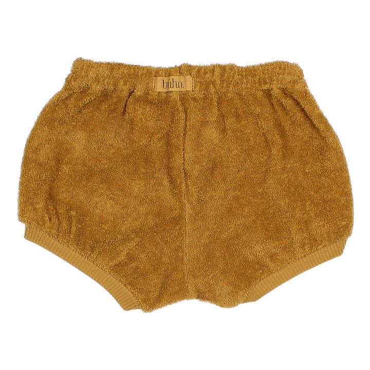 Organic Cotton Terry Cloth Bloomers | Ochre- Product image n°1