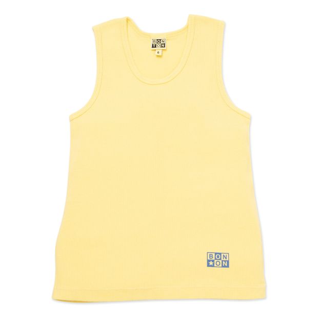 Organic Cotton Ribbed Tank Top -product
