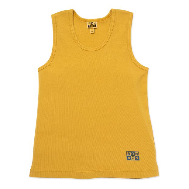 Camiseta sin asas algodón orgánico acanalado-product