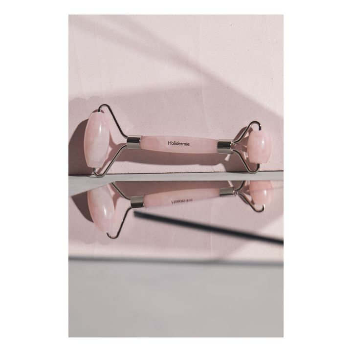 DuoRoller facial de cuarzo rosa- Imagen del producto n°4