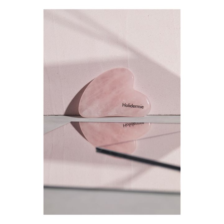Gua Sha quartz rose visage- Image produit n°3
