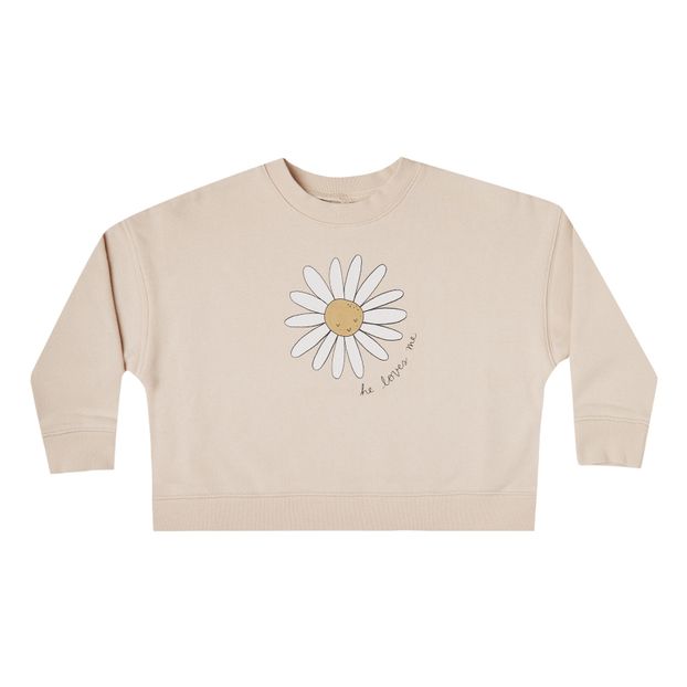 Boxy Short Marguerite Sweatshirt -product