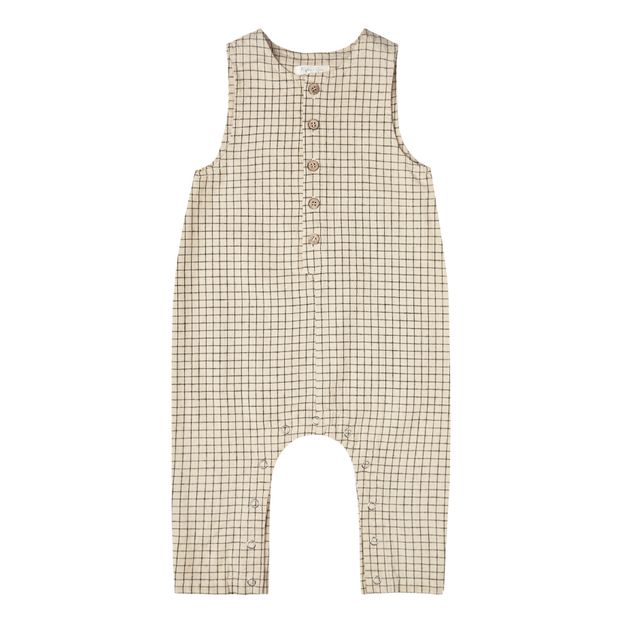 Cotton Crepe Striped Jumpsuit -product