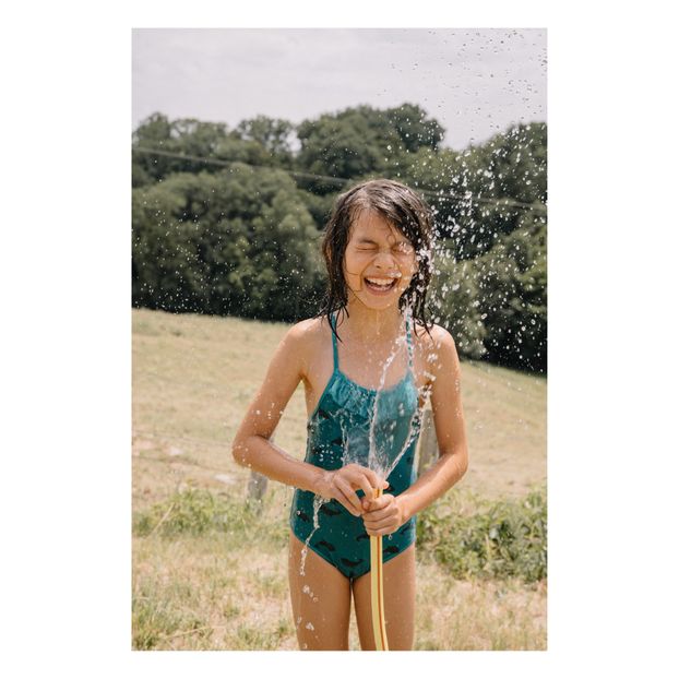 Organic Cotton Whale One Piece Swimsuit -product