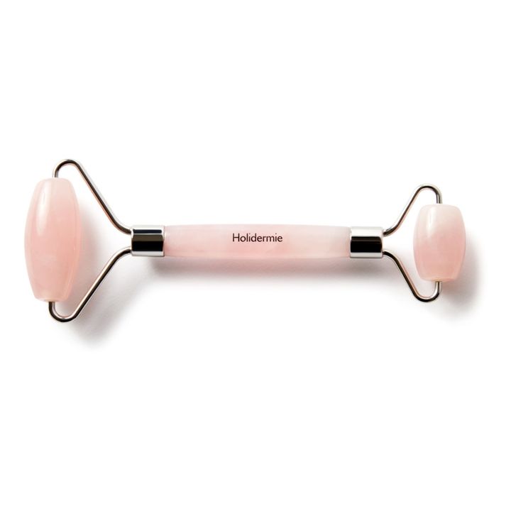 DuoRoller facial de cuarzo rosa- Imagen del producto n°0