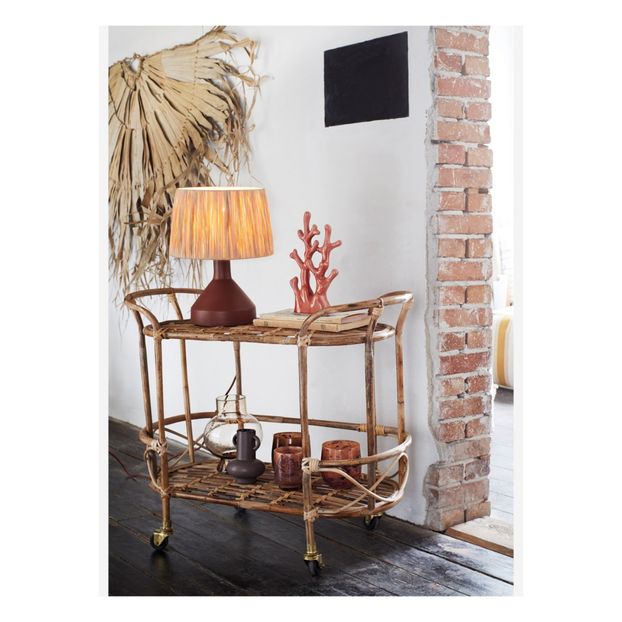 Table roulante en bambou-product