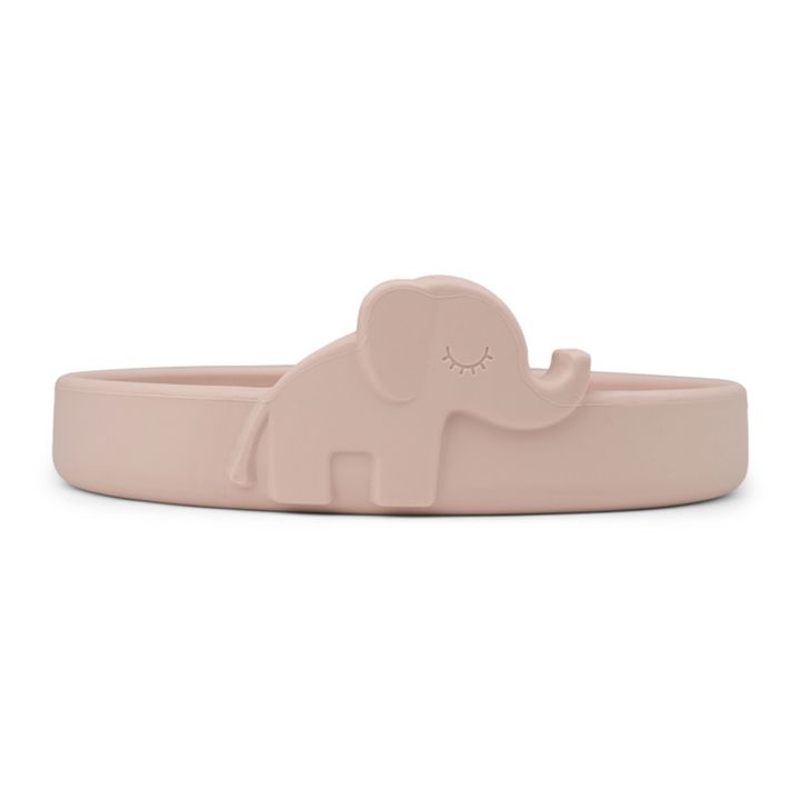 Plato Peekaboo Elphee de silicona | Rosa- Imagen del producto n°1