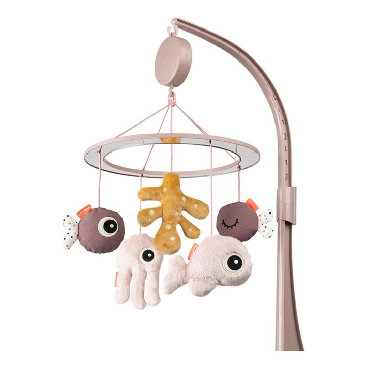 Móvil musical con espejo Sea friends Rosa- Imagen del producto n°0