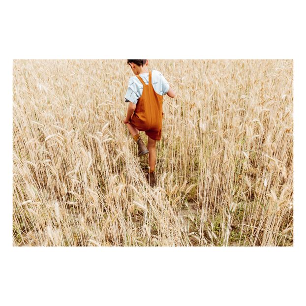 Salopette corta in cotone bio-product