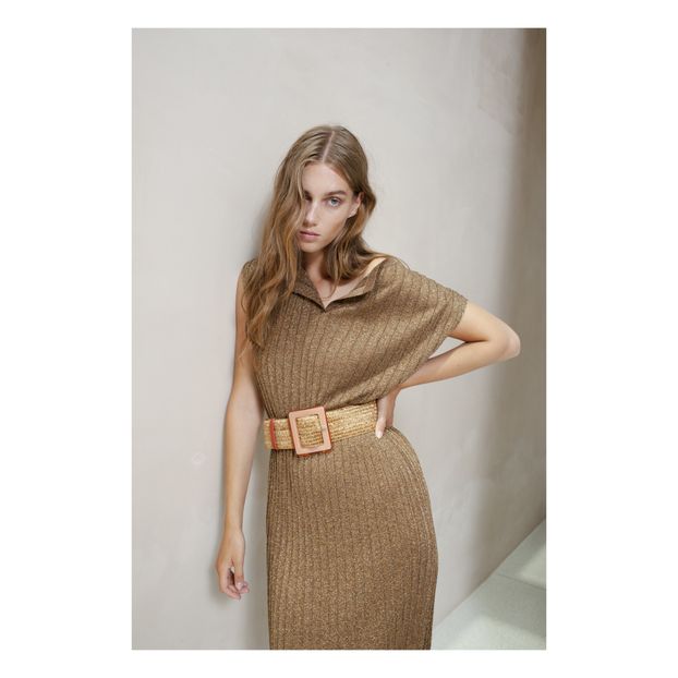 Robe Sienna Maille Métallisé-product