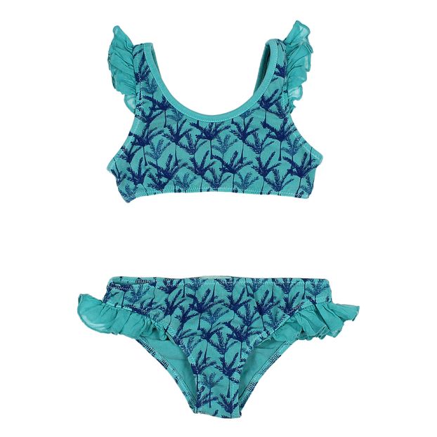 Organic Cotton Palm Tree Two-Piece Swimsuit -product
