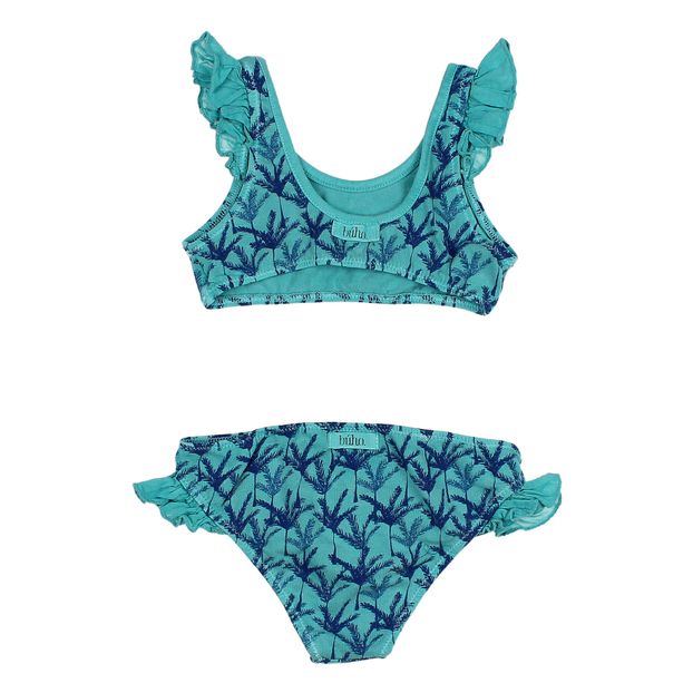 Organic Cotton Palm Tree Two-Piece Swimsuit -product