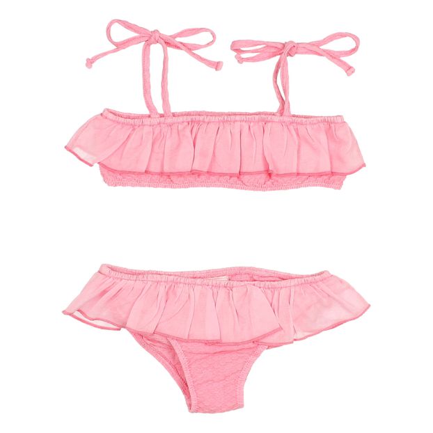 Organic Cotton Frill Two-Piece Swimsuit -product