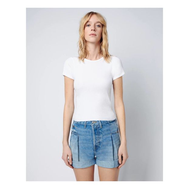 T-shirt 90's Ribbed Cap Sleeve-product