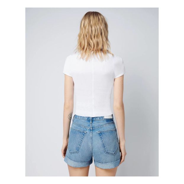 T-shirt 90's Ribbed Cap Sleeve-product