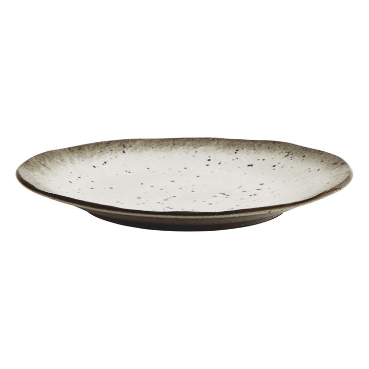Assiette plate en grès- Image produit n°2
