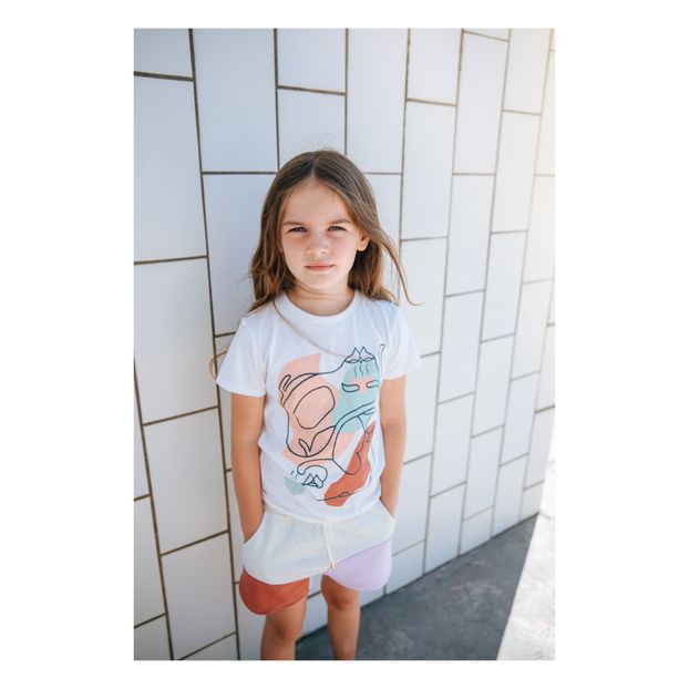 Paris Tricolour Organic Cotton Shorts -product