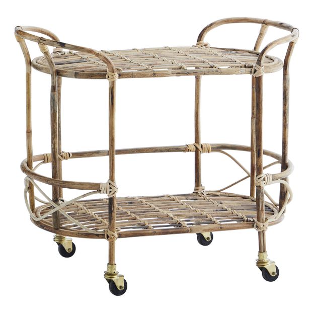 Table roulante en bambou-product