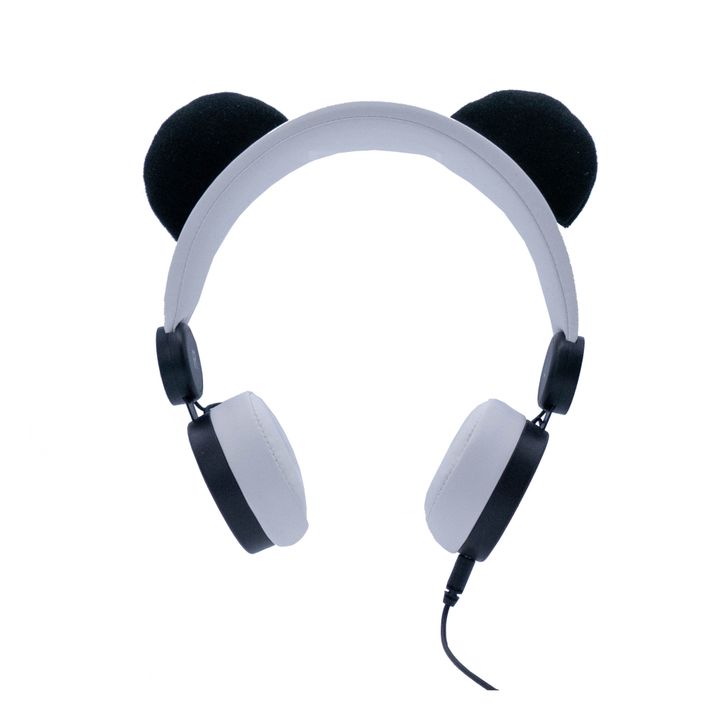 Auriculares con cable infantiles Panda | Blanco- Imagen del producto n°3